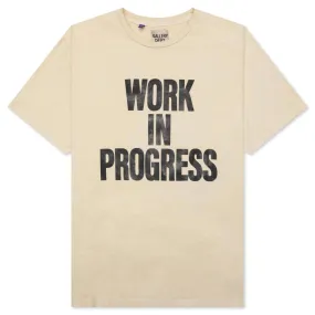 Work In Progress Tee - Antique White