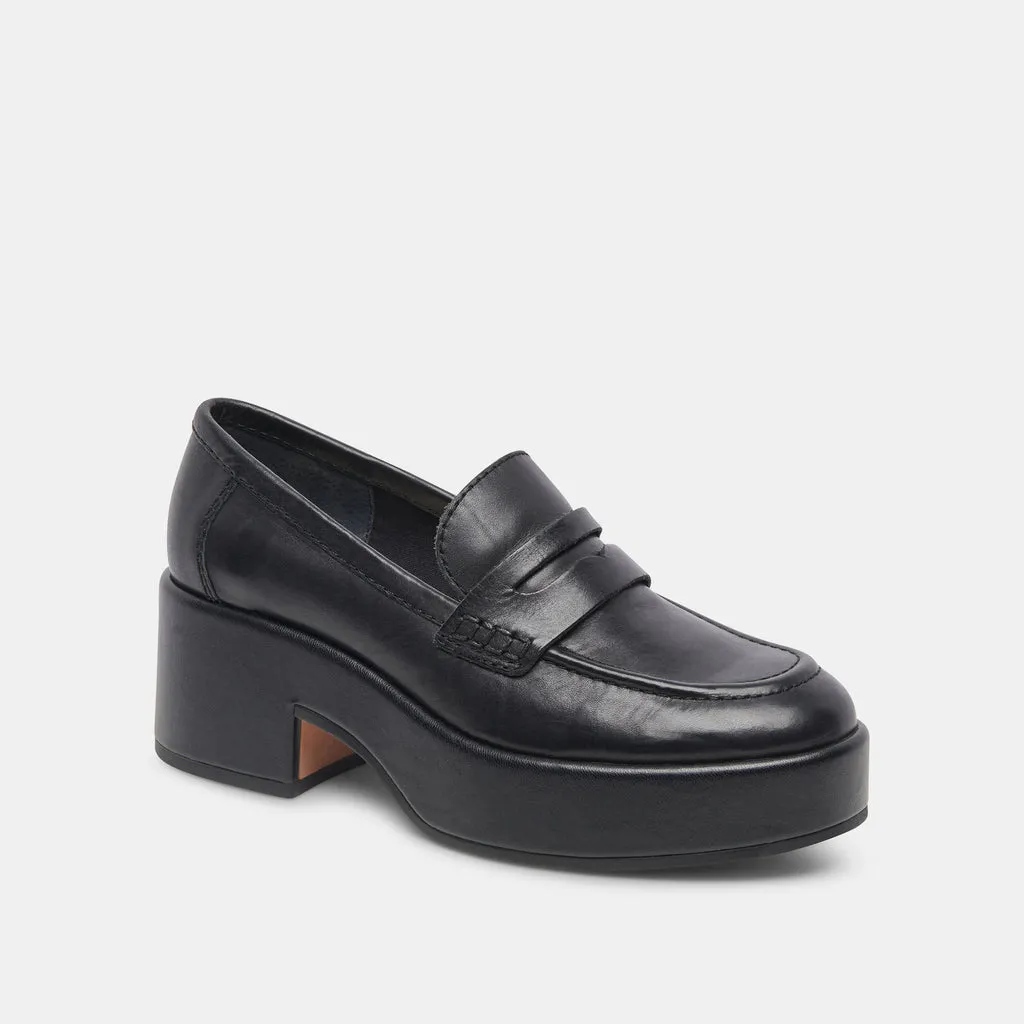 YANNI LOAFERS BLACK LEATHER– Dolce Vita 6908080619586