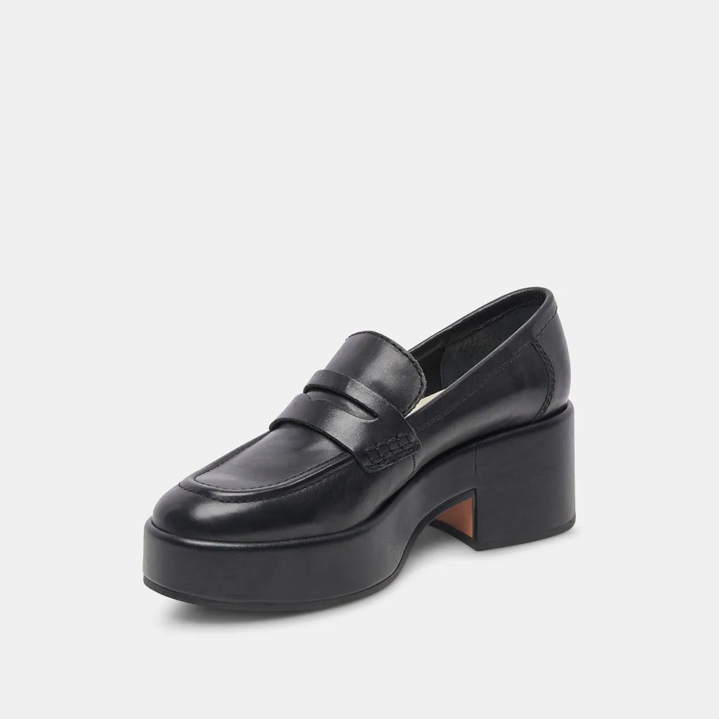 YANNI LOAFERS BLACK LEATHER– Dolce Vita 6908080619586