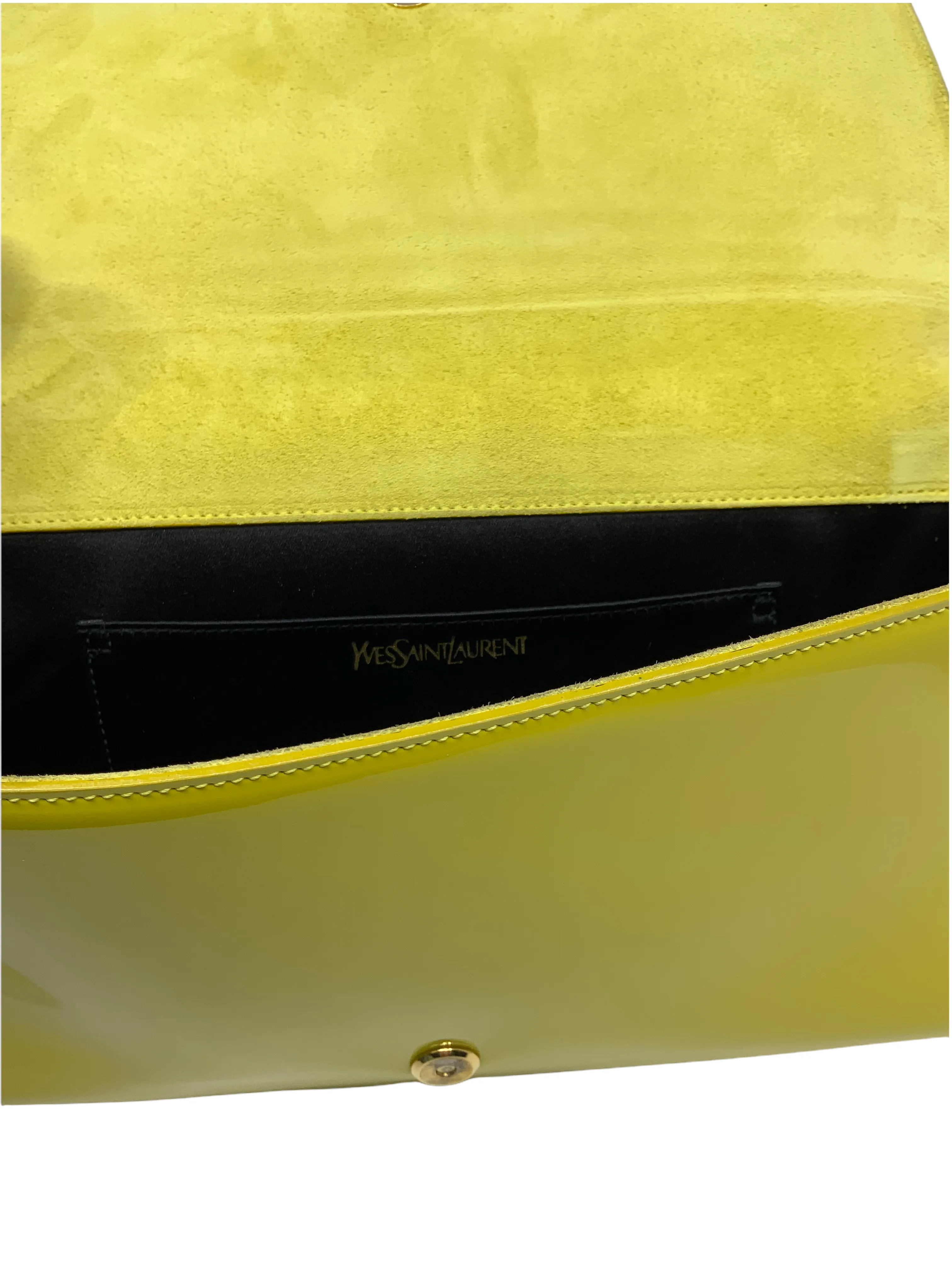 Yves Saint Laurent Belle De Jour Patent Leather Clutch